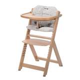 BABY SOFT SEAT CUSHION FOR WOODEN HIGH CHAIR - Grey