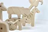 WOODEN ANIMAL TOYS - African Safari Set