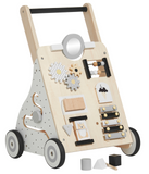 WOODEN Baby Activity Walker and Push Along Toy Cart