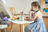 Cute cloud shaped table and 2 stools by kindtokidsuk